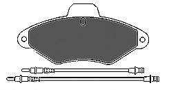 Комплект тормозных колодок, дисковый тормоз MAPCO 21631