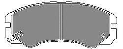 Комплект тормозных колодок, дисковый тормоз MAPCO 6542