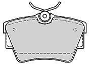 Комплект тормозных колодок, дисковый тормоз MAPCO 141351