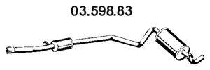 Глушитель выхлопных газов конечный EBERSPÄCHER 03.598.83