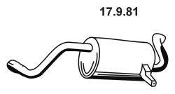 Глушитель выхлопных газов конечный EBERSPÄCHER 17.9.81