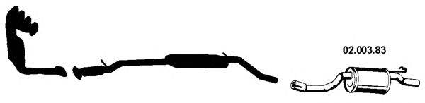 Система выпуска ОГ EBERSPÄCHER 022041