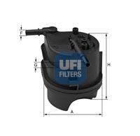Топливный фильтр UFI 2401500