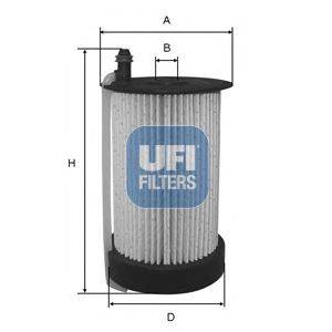 Топливный фильтр UFI 2603100