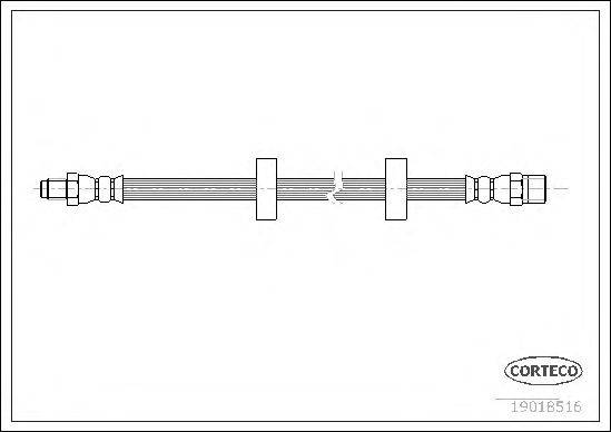 Тормозной шланг CORTECO 19018516