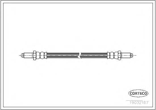 Тормозной шланг CORTECO 19032167