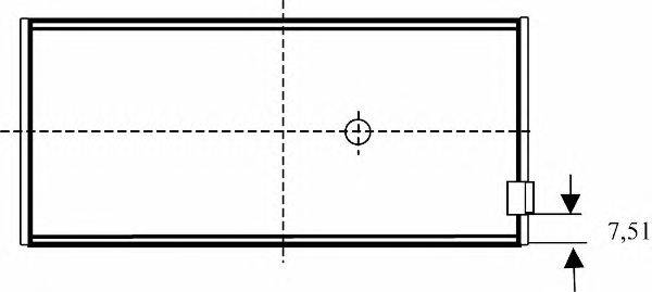 Шатунный подшипник AE AEB92532 STD