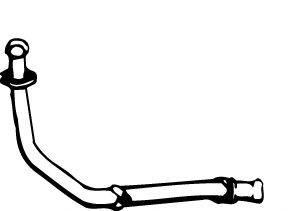 Труба выхлопного газа WALKER 01695