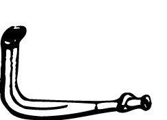 Труба выхлопного газа FONOS 02636