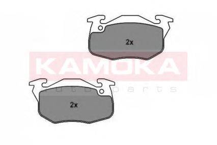 Комплект тормозных колодок, дисковый тормоз KAMOKA 1011460