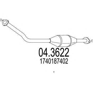 Катализатор MTS 04.3622