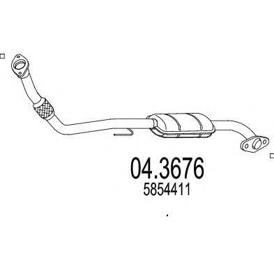 Катализатор MTS 04.3676