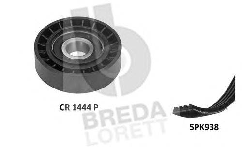 Поликлиновой ременный комплект BREDA  LORETT KCA 0013