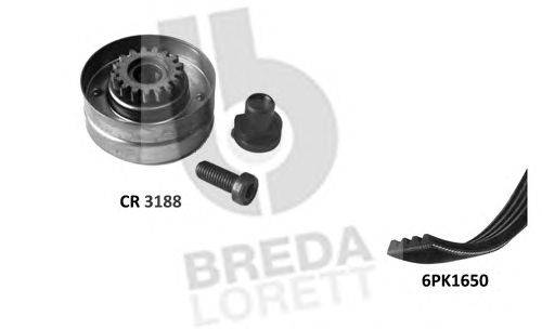 Поликлиновой ременный комплект BREDA  LORETT KCA0062