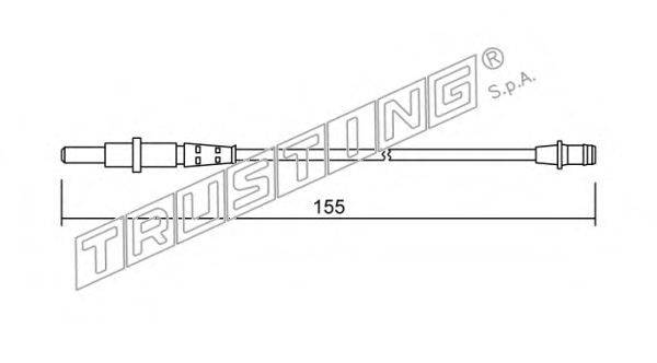 Сигнализатор, износ тормозных колодок TRUSTING SU.163