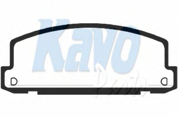 Комплект тормозных колодок, дисковый тормоз KAVO PARTS BP3505