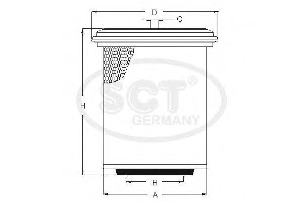 Воздушный фильтр SCT Germany SB 3198