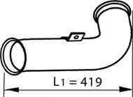 Труба выхлопного газа DINEX 22156
