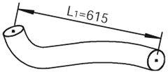 Труба выхлопного газа DINEX 81704