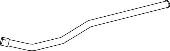 Труба выхлопного газа DINEX 52610