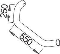 Труба выхлопного газа IMASAF 3832