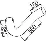 Труба выхлопного газа DINEX 53790