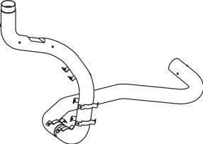 Труба выхлопного газа DINEX 64535
