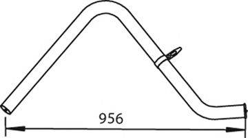 Труба выхлопного газа DINEX 28770