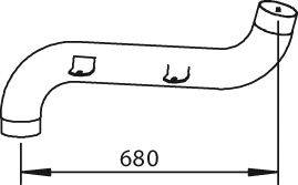 Труба выхлопного газа DINEX 29180