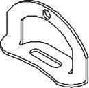 Кронштейн, система выпуска ОГ DINEX 51935