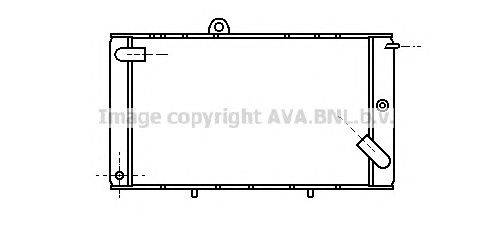 Радиатор, охлаждение двигателя AVA QUALITY COOLING AL2013