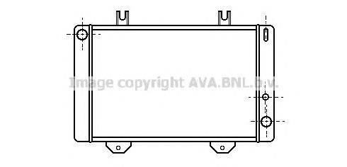 Радиатор, охлаждение двигателя AVA QUALITY COOLING FD2100