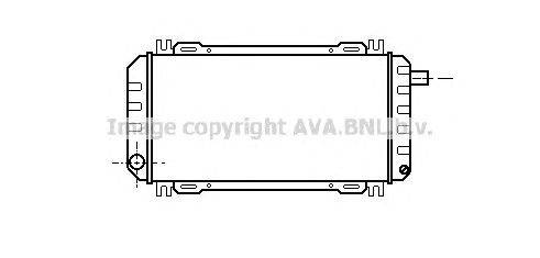 Радиатор, охлаждение двигателя AVA QUALITY COOLING FD2161