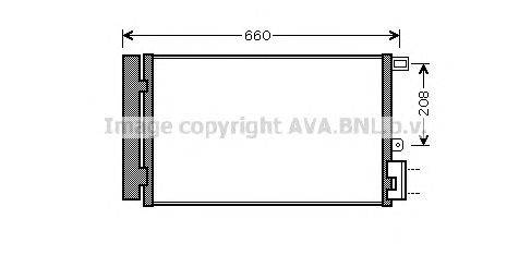 Конденсатор, кондиционер AVA QUALITY COOLING FTA5357