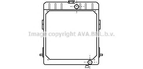 Радиатор, охлаждение двигателя AVA QUALITY COOLING MS2018
