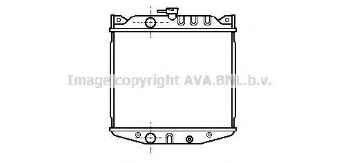 Радиатор, охлаждение двигателя AVA QUALITY COOLING SZ2013