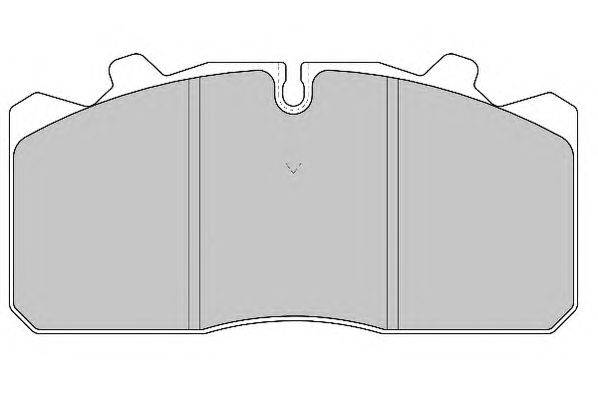 Комплект тормозных колодок, дисковый тормоз ABEX G6814