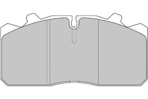 Комплект тормозных колодок, дисковый тормоз ABEX G6974