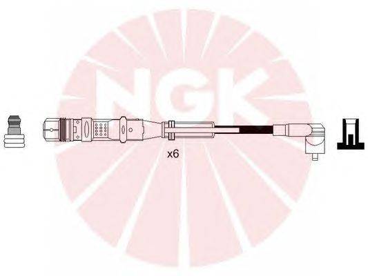 Комплект проводов зажигания NGK 7358