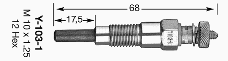 Свеча накаливания NGK 6225