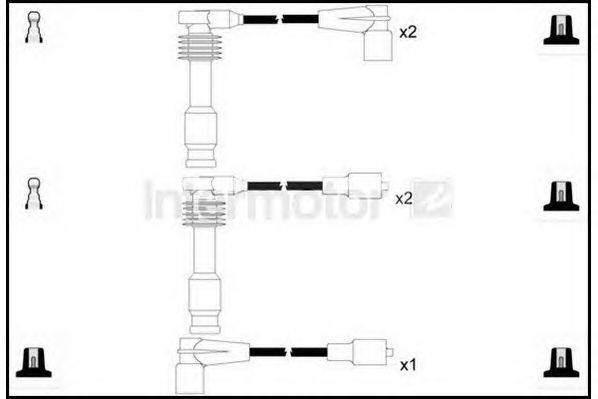 Комплект проводов зажигания STANDARD 73866