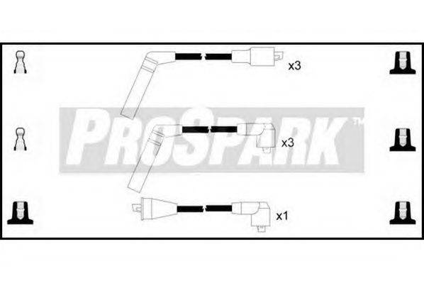 Комплект проводов зажигания STANDARD OES691