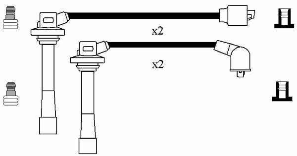 Комплект проводов зажигания NGK 8459