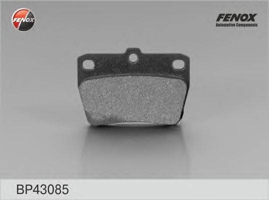 Комплект тормозных колодок, дисковый тормоз FENOX BP43085