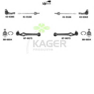 Подвеска колеса KAGER 800501