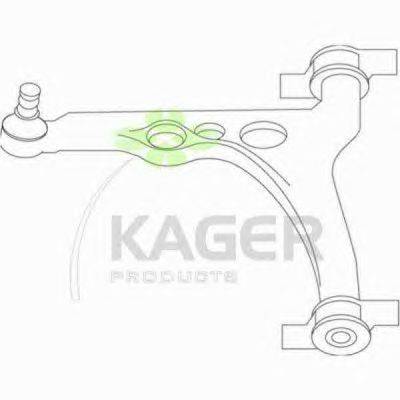 Рычаг независимой подвески колеса, подвеска колеса KAGER 87-0110