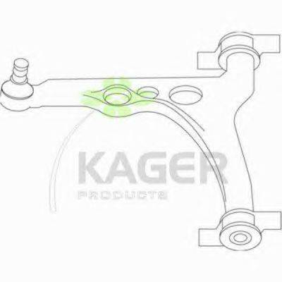 Рычаг независимой подвески колеса, подвеска колеса KAGER 87-0381