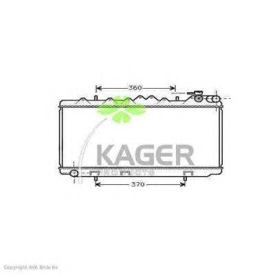 Радиатор, охлаждение двигателя KAGER 31-0250