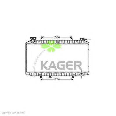 Радиатор, охлаждение двигателя KAGER 31-0262
