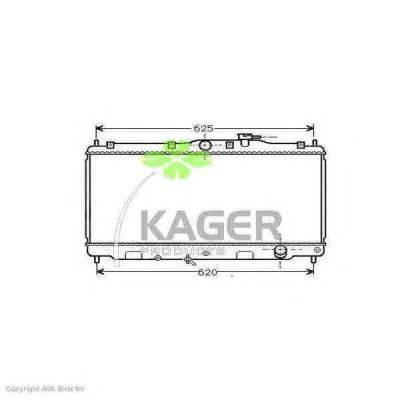 Радиатор, охлаждение двигателя KAGER 31-0464